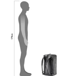 Handbagage Reistassen|Heren Reistassen>Ortlieb Metrosphere Duffle 40L black-embossed