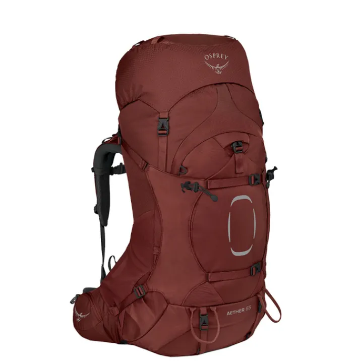 Grote Rugzakken|Trekking Rugzakken>Osprey Aether 65 S-M acorn red