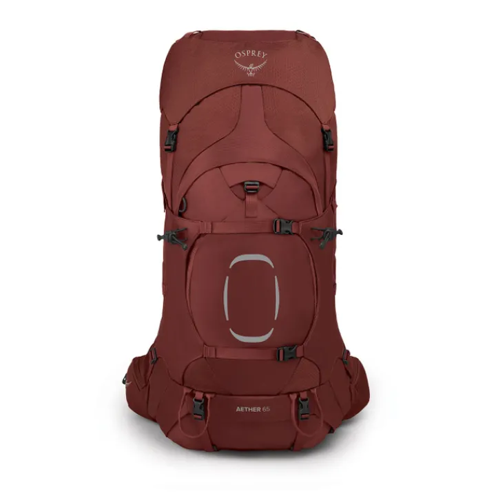 Grote Rugzakken|Trekking Rugzakken>Osprey Aether 65 S-M acorn red