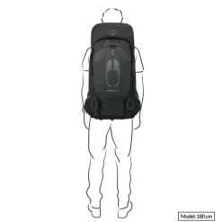 Grote Rugzakken|Trekking Rugzakken>Osprey Atmos AG 50 L/XL black