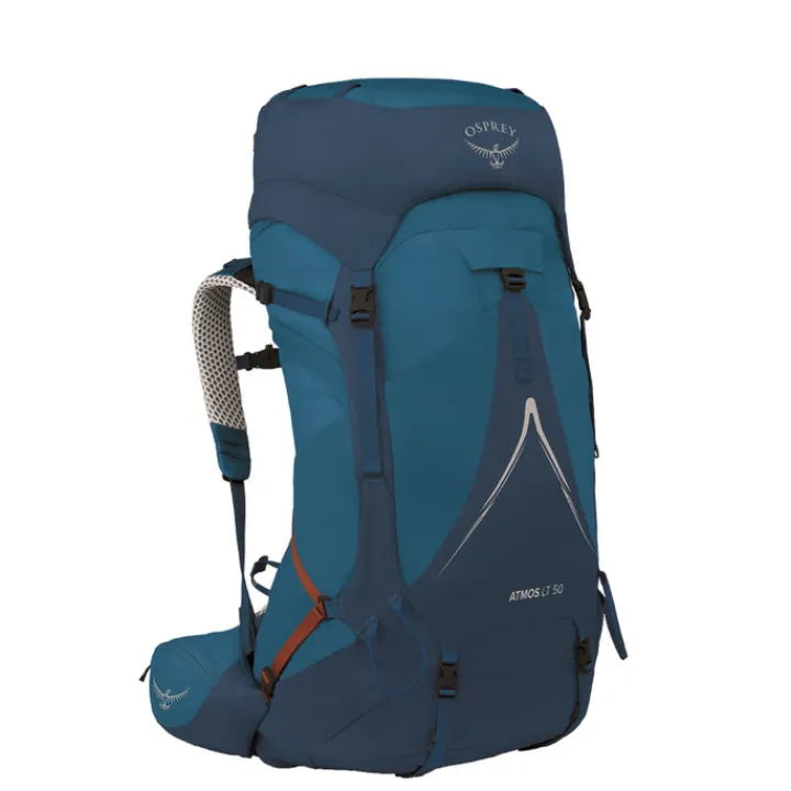 Grote Rugzakken|Trekking Rugzakken>Osprey Atmos AG LT 50 S/M night shift/scoria blue