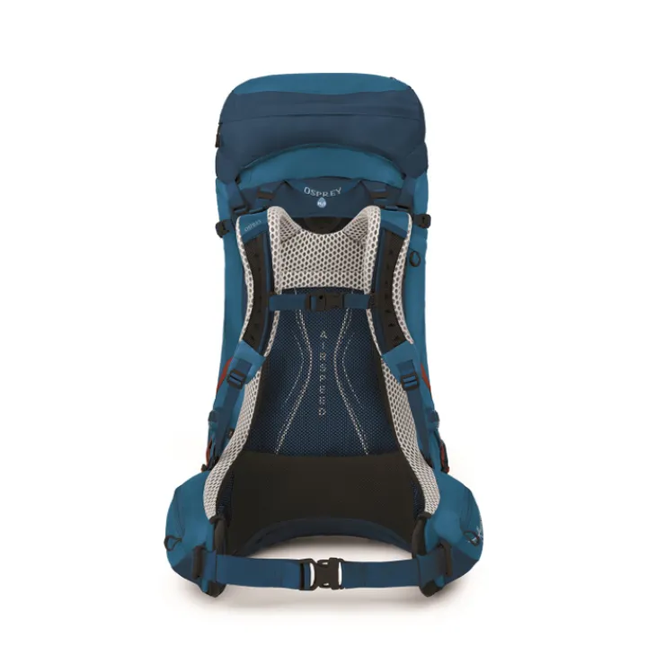 Grote Rugzakken|Trekking Rugzakken>Osprey Atmos AG LT 50 S/M night shift/scoria blue