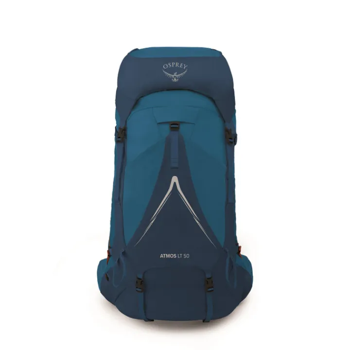 Grote Rugzakken|Trekking Rugzakken>Osprey Atmos AG LT 50 S/M night shift/scoria blue