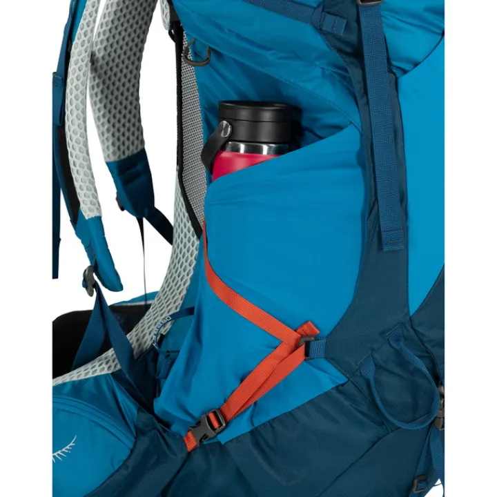 Grote Rugzakken|Trekking Rugzakken>Osprey Atmos AG LT 65 S-M night shift-scoria blue