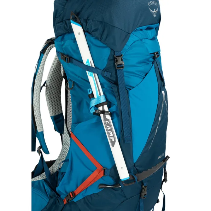 Grote Rugzakken|Trekking Rugzakken>Osprey Atmos AG LT 65 S-M night shift-scoria blue