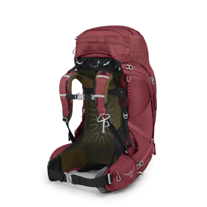 Grote Rugzakken|Trekking Rugzakken>Osprey Aura AG 65 WM/L berry sorbet red