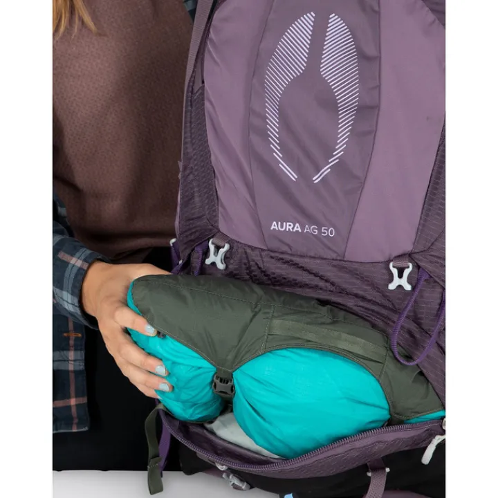 Grote Rugzakken|Trekking Rugzakken>Osprey Aura AG 50 WM/L enchantment purple