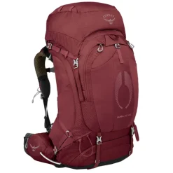 Grote Rugzakken|Trekking Rugzakken>Osprey Aura AG 65 WXS/S berry sorbet red