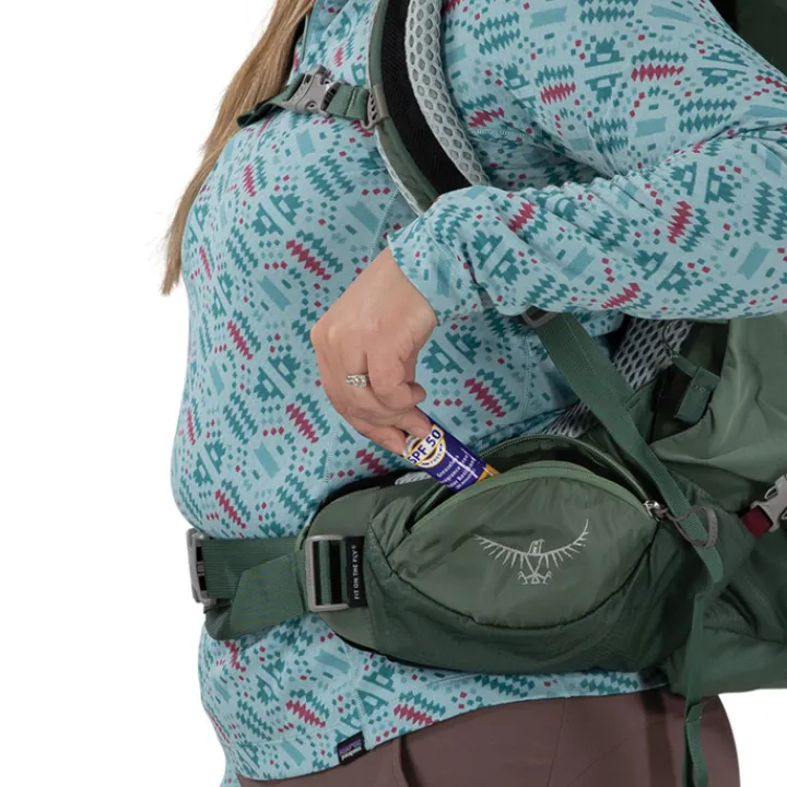 Grote Rugzakken|Trekking Rugzakken>Osprey Aura AG LT 65 WM/L koseret/darjeeling spring green