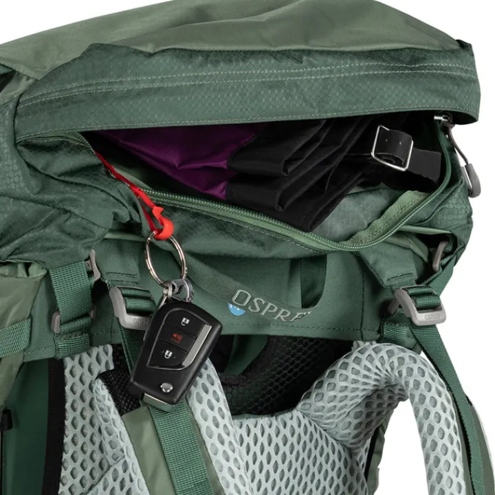 Grote Rugzakken|Trekking Rugzakken>Osprey Aura AG LT 65 WXS/S koseret/darjeeling spring green