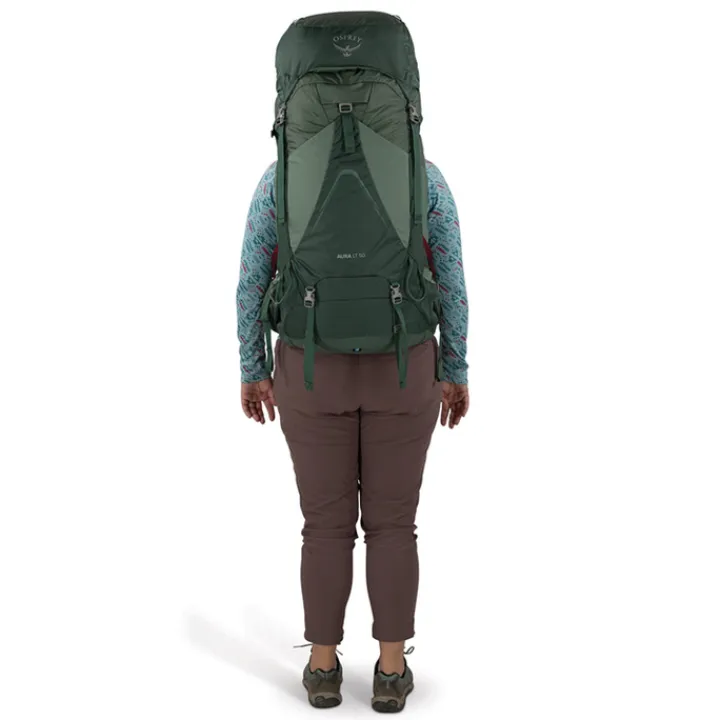 Grote Rugzakken|Trekking Rugzakken>Osprey Aura AG LT 65 WXS/S koseret/darjeeling spring green