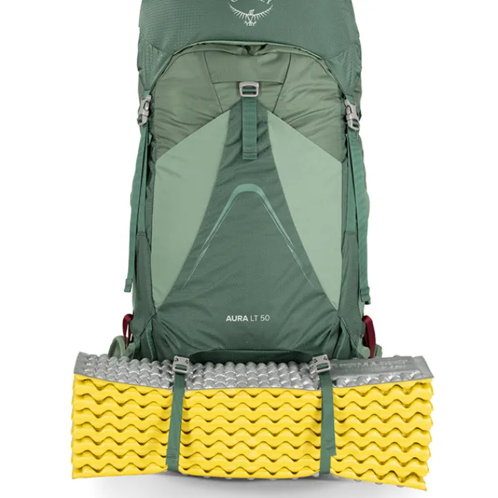 Grote Rugzakken|Trekking Rugzakken>Osprey Aura AG LT 65 WXS/S koseret/darjeeling spring green