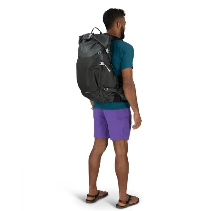 Wandelrugzakken|Hiking Backpacks>Osprey Downburst Men 26 dark charcoal