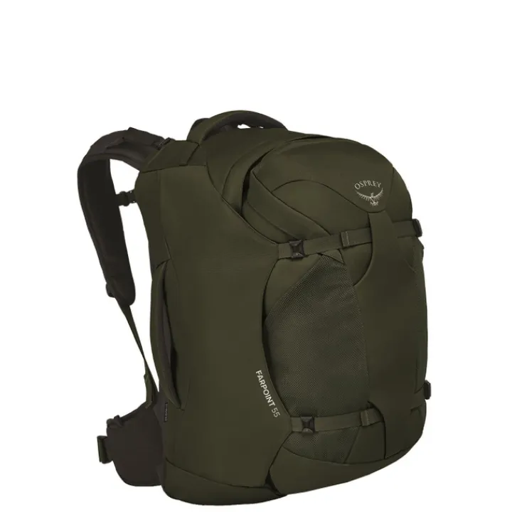 Grote Rugzakken|Wandelrugzakken>Osprey Farpoint 55 Backpack gopher green