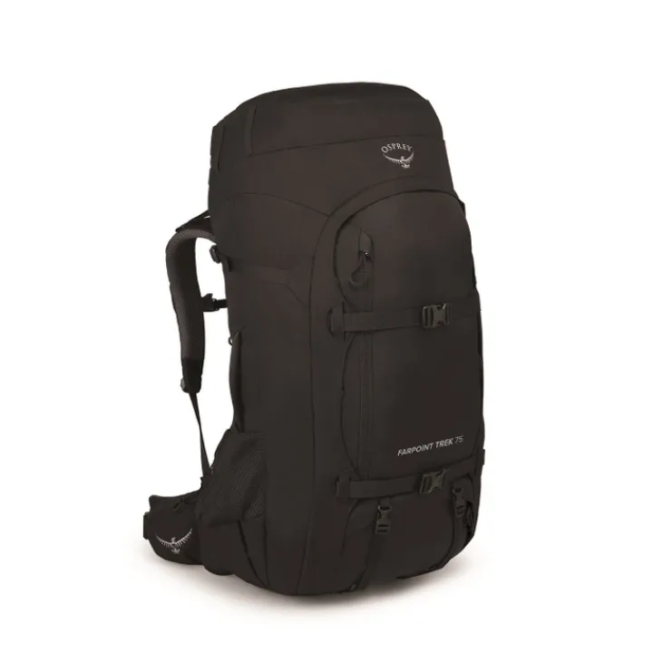 Grote Rugzakken|Trekking Rugzakken>Osprey Farpoint Trek Pack 75 black