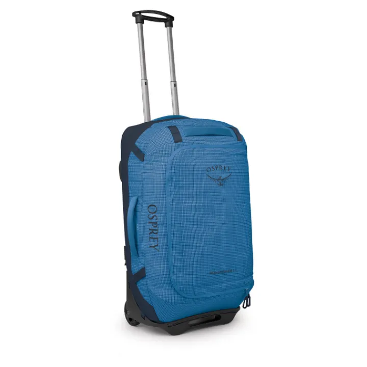 Heren Reistassen|Dames Reistassen>Osprey Rolling Transporter 60 blue flame-scoria blue