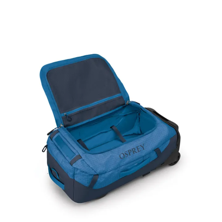 Heren Reistassen|Dames Reistassen>Osprey Rolling Transporter 60 blue flame-scoria blue