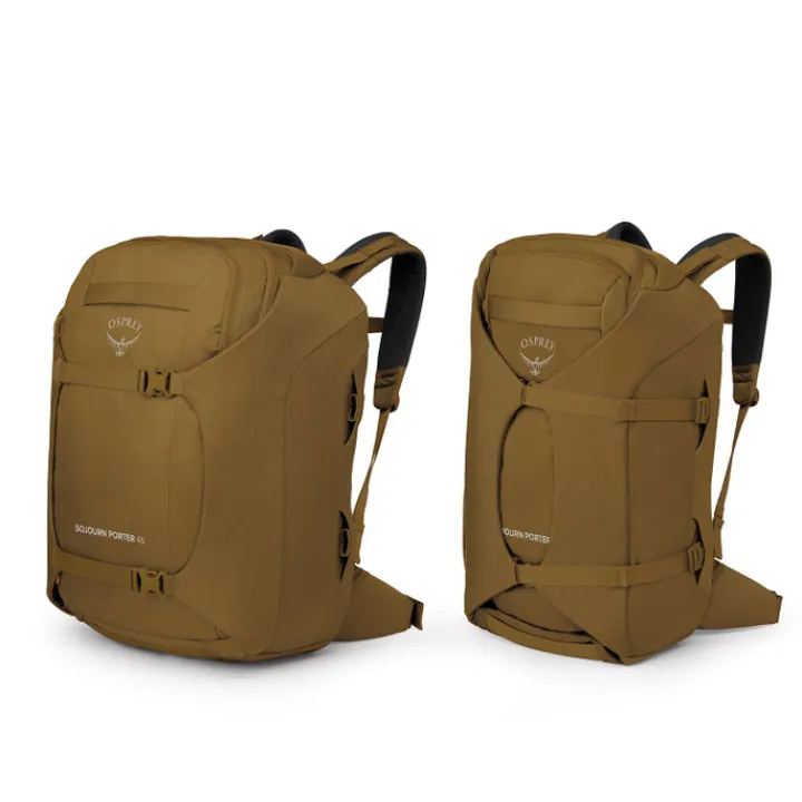 Grote Rugzakken|Heren Rugzakken>Osprey Sojourn Porter Travel Pack 46L brindle brown