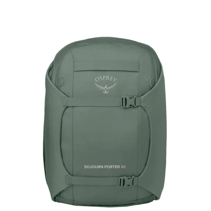Grote Rugzakken|Heren Rugzakken>Osprey Sojourn Porter Travel Pack 46L koseret green