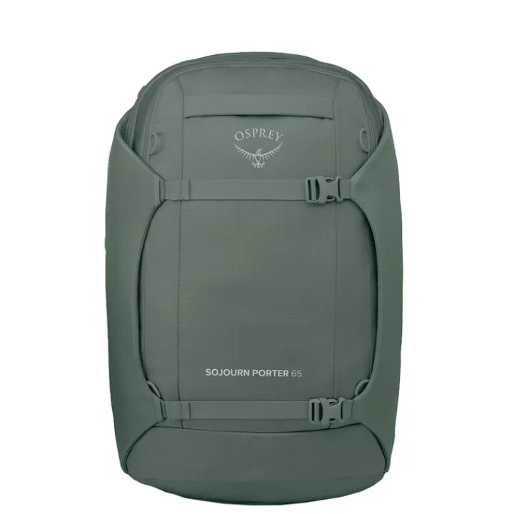 Grote Rugzakken|Heren Rugzakken>Osprey Sojourn Porter Travel Pack 65L koseret green