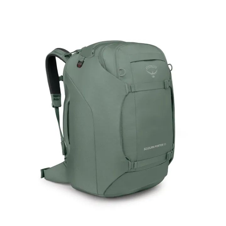 Grote Rugzakken|Heren Rugzakken>Osprey Sojourn Porter Travel Pack 65L koseret green