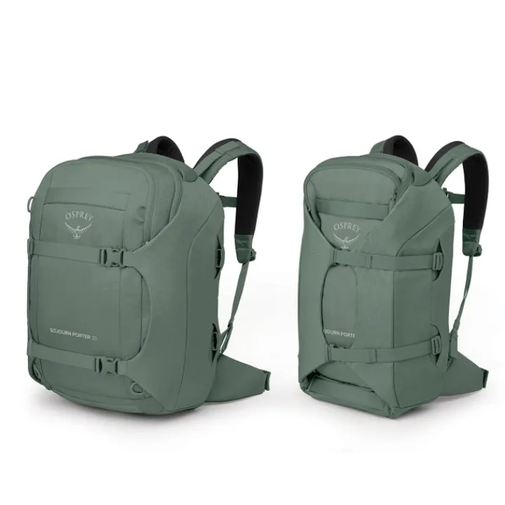 Heren Rugzakken|Dames Rugzakken>Osprey Sojourn Porter Travel Pack 30L koseret green
