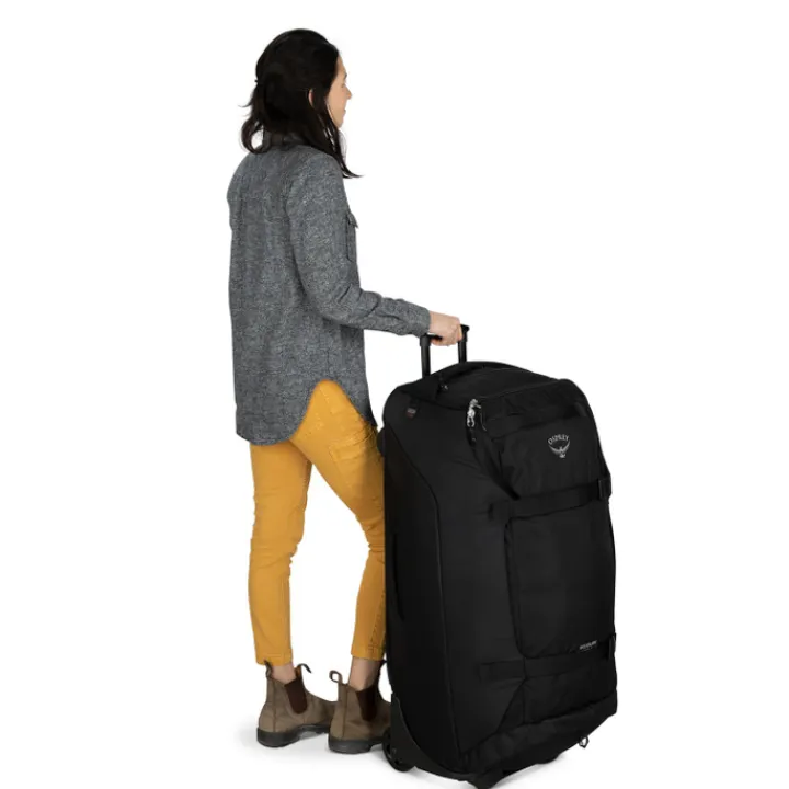 Heren Reistassen|Dames Reistassen>Osprey Sojourn Shuttle Wheeled Duffel 130L black