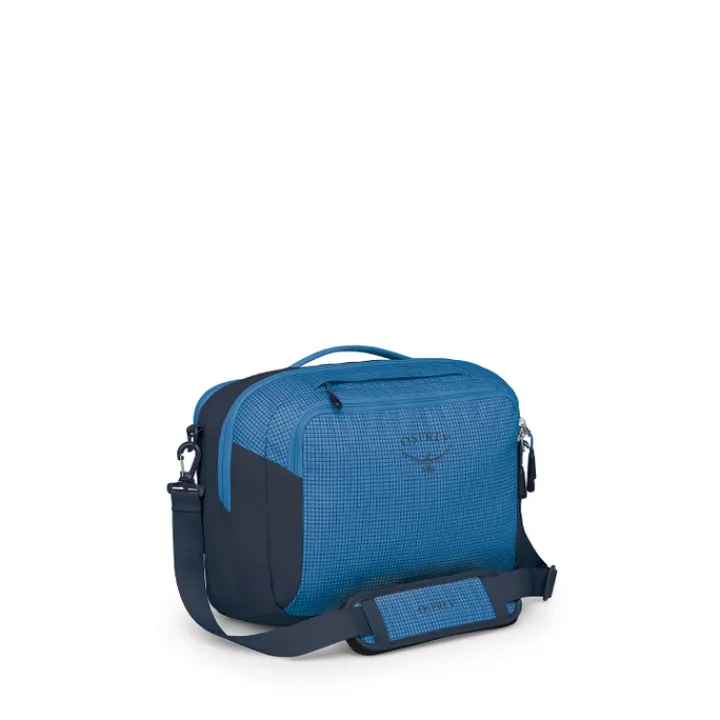 Kleine Reistassen|Handbagage Reistassen>Osprey Transporter Carryon Boarding Bag blue flame-scoria blue