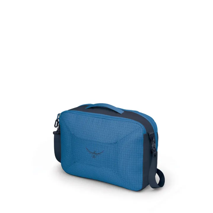 Kleine Reistassen|Handbagage Reistassen>Osprey Transporter Carryon Boarding Bag blue flame-scoria blue