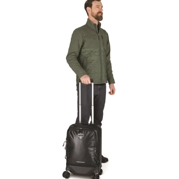Transavia Trolleys|Klm Trolleys>Osprey Transporter Hardside Hybrid 36L venturi blue