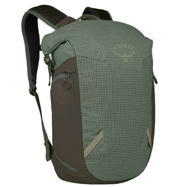 Heren Rugzakken|Dames Rugzakken>Osprey Transporter Zinch pine leaf-earl grey