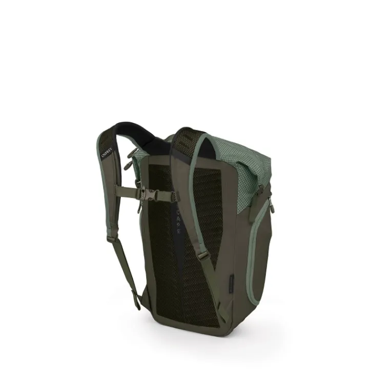 Heren Rugzakken|Dames Rugzakken>Osprey Transporter Zinch pine leaf-earl grey