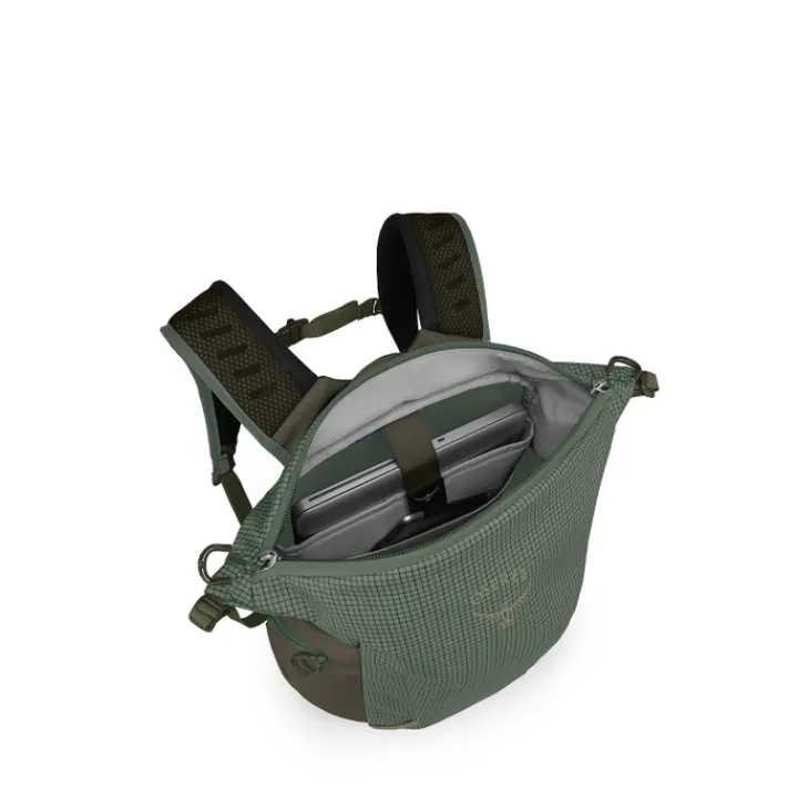 Heren Rugzakken|Dames Rugzakken>Osprey Transporter Zinch pine leaf-earl grey