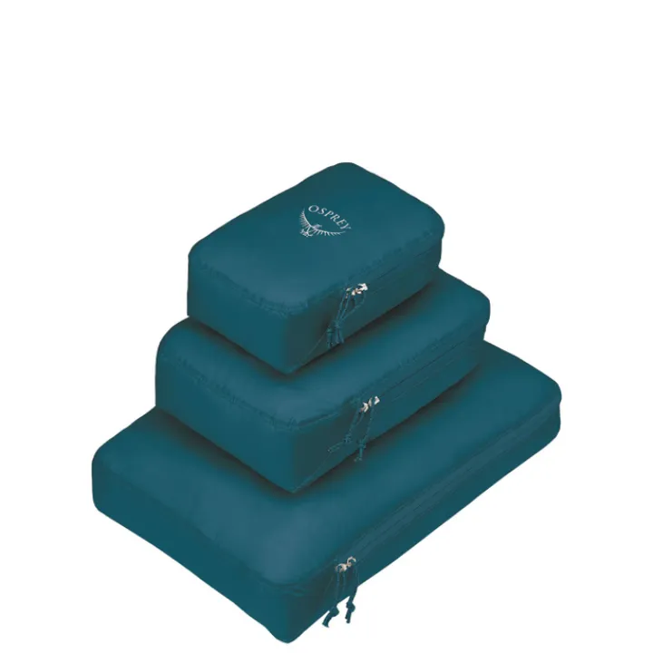 Inpaksystemen>Osprey Ultralight Packing Cube Set waterfront blue