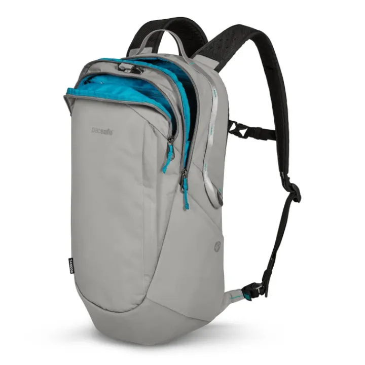 Daypack|Anti Diefstal Rugzakken>Pacsafe Eco 25L Backpack Econyl gravity gray