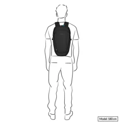 Daypack|Anti Diefstal Rugzakken>Pacsafe Eco 25L Backpack Econyl black