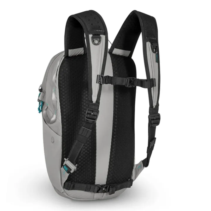 Kleine Rugzakken|Daypack>Pacsafe Eco 18L Backpack Econyl gravity gray