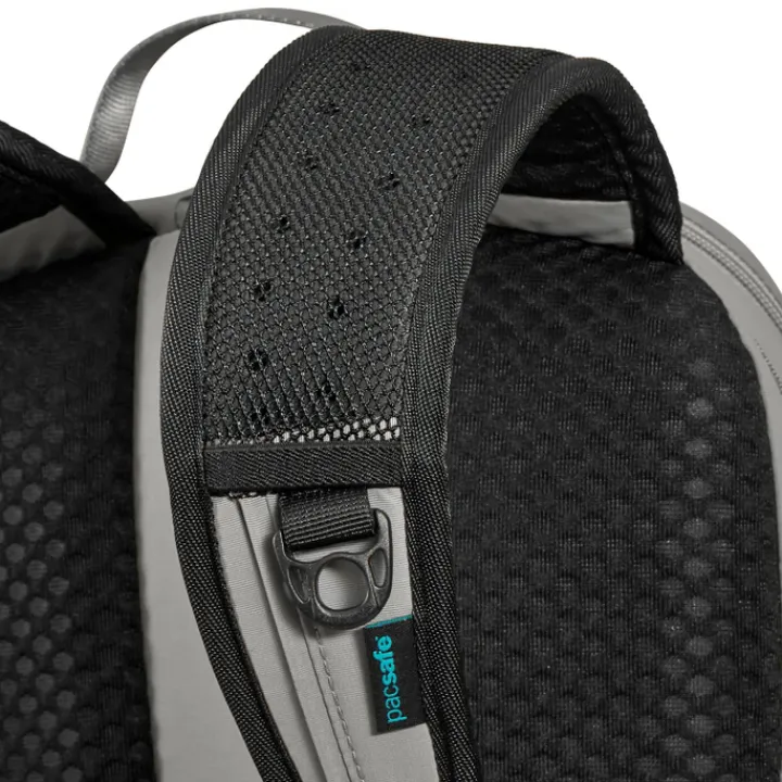 Kleine Rugzakken|Daypack>Pacsafe Eco 18L Backpack Econyl gravity gray