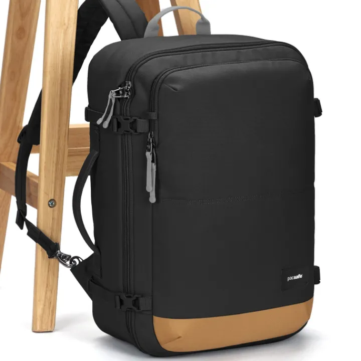 Heren Rugzakken|Dames Rugzakken>Pacsafe Go Carry-On Backpack 34L Anti-Theft jet black