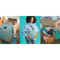Kleine Rugzakken|Anti Diefstal Rugzakken>Pacsafe Go 15L Backpack Anti-Theft rose
