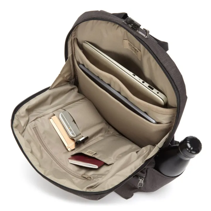 Kleine Rugzakken|Heren Rugzakken>Pacsafe Metrosafe X Anti-Theft 20L Backpack carbon