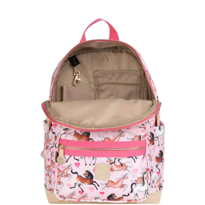 Peuter Rugzakken|Meisjesrugzakken>Pick & Pack Magic Horses Backpack M pink