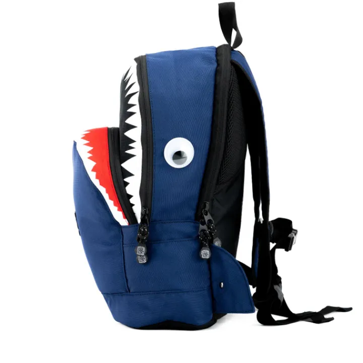 Peuter Rugzakken|Kinderrugzakken>Pick & Pack Shark Shape Backpack M navy