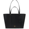 Schoudertassen|Handtassen>Pinko Carrie Shopper Big Pelle Botta black