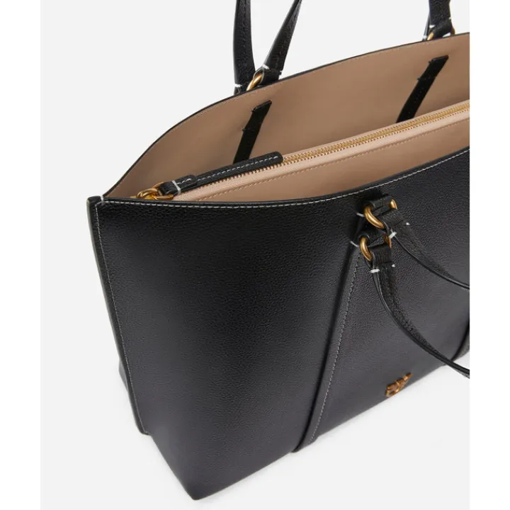 Schoudertassen|Handtassen>Pinko Carrie Shopper Big Pelle Botta black