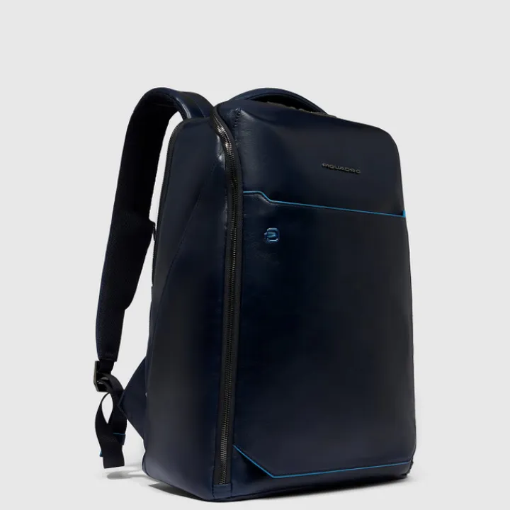 Kleine Rugzakken|14 Inch Laptoptassen>Piquadro B2 Laptop Backpack 14" blue