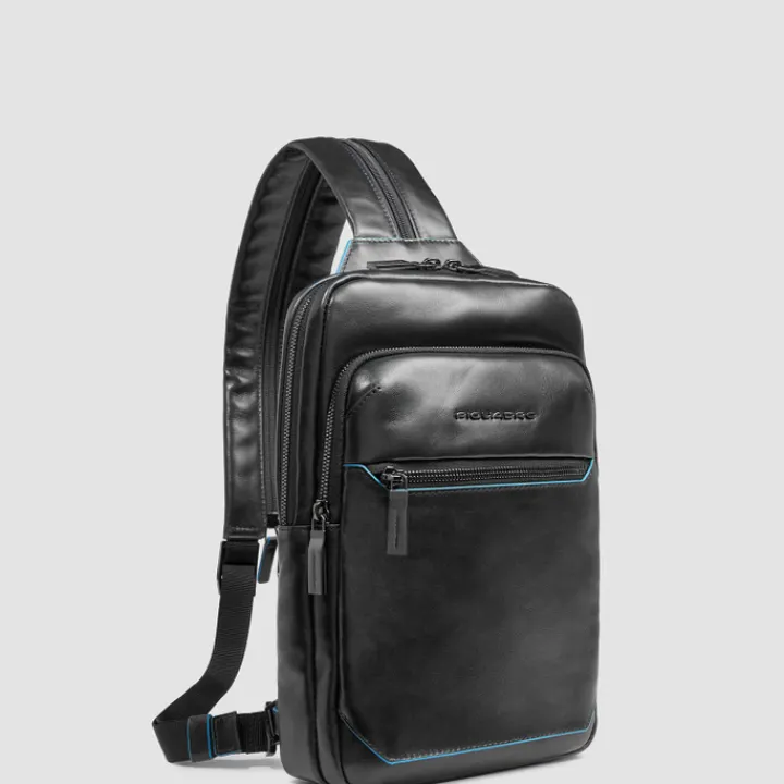 Sling Bags|Herentassen>Piquadro B2 Mono Slingbag black