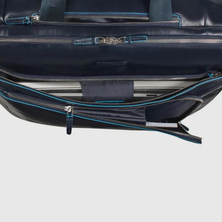 Handbagage Trolleys|Handbagage Koffers>Piquadro Blue Square Cabin Trolley black