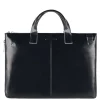 Herentassen|15.6 Inch Laptoptassen>Piquadro Blue Square Expandable Slim Computer Bag 15.6" night blue