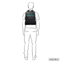Kleine Rugzakken|15.6 Inch Laptoptassen>Piquadro C2OW Laptop Backpack 15.6" black